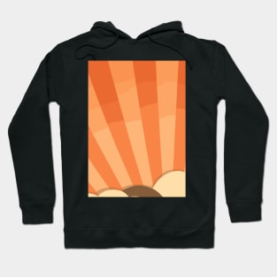 Orange Clouds Hoodie